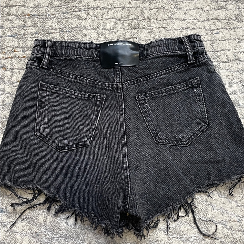 Alexander Wang Black Jean Shorts - Picture 7 of 11